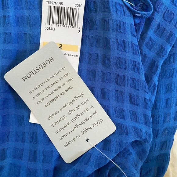 London Times Cobalt Blue Ari MIDI Size 2 NWT casual spring summer - Picture 11 of 12